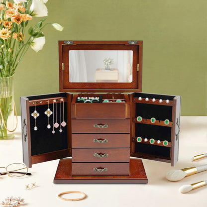 Boîte à bijoux en bois style Comtemporain