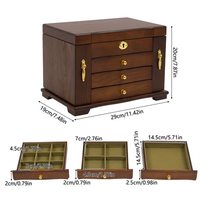 Boîte à bijoux en bois styl Belle Époque