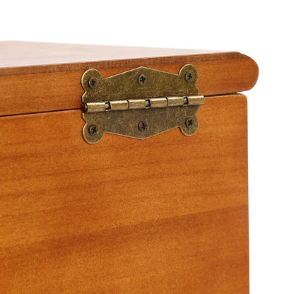 Boîte à bijoux en bois et velours