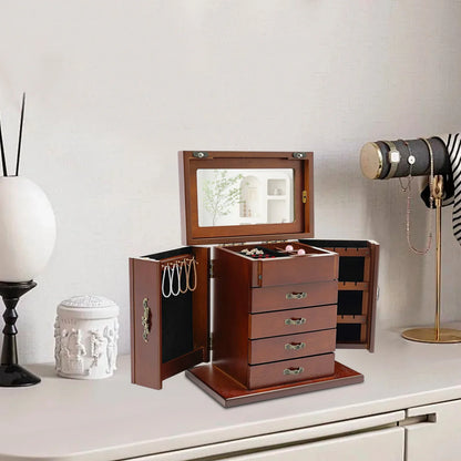 Boîte à bijoux en bois style Comtemporain