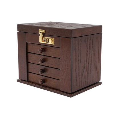 Boîte à bijoux en bois de noyer
