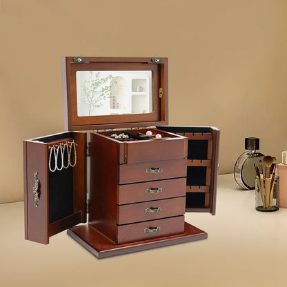 Boîte à bijoux en bois style Comtemporain